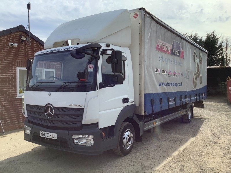 MERCEDES ATEGO 816 4X2 CURTAINSIDER 2015