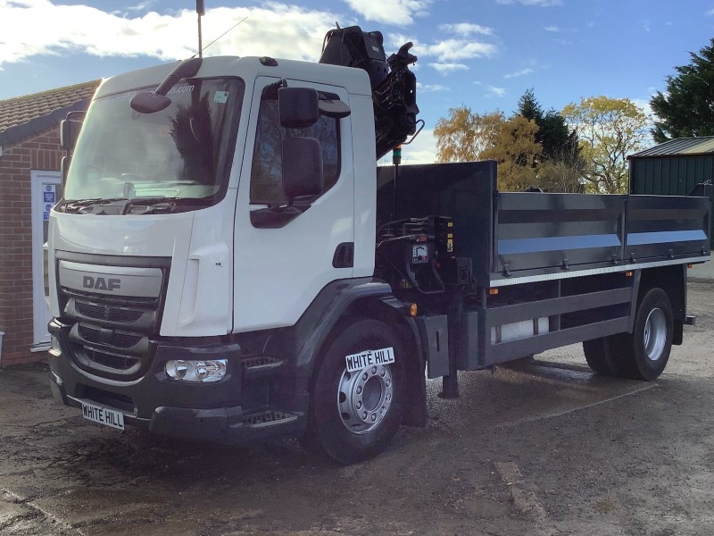 DAF LF 220 4X2 HIAB TIPPER 2016